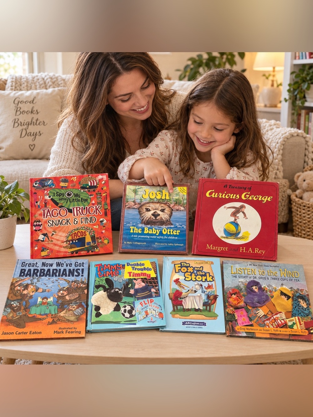 Children’s Picture Book Lot of 7 CURIOUS GEORGE Timmy Time Stories Bundle